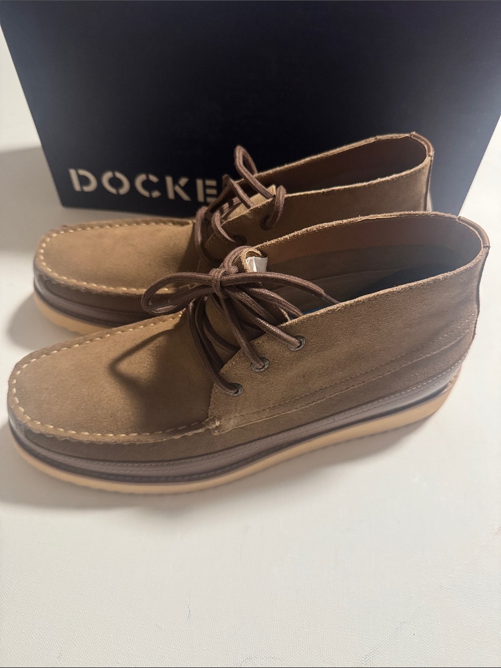 Dockers Suede Boots Mens 10 Brown Calgary